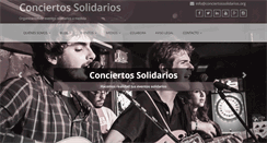 Desktop Screenshot of conciertossolidarios.org